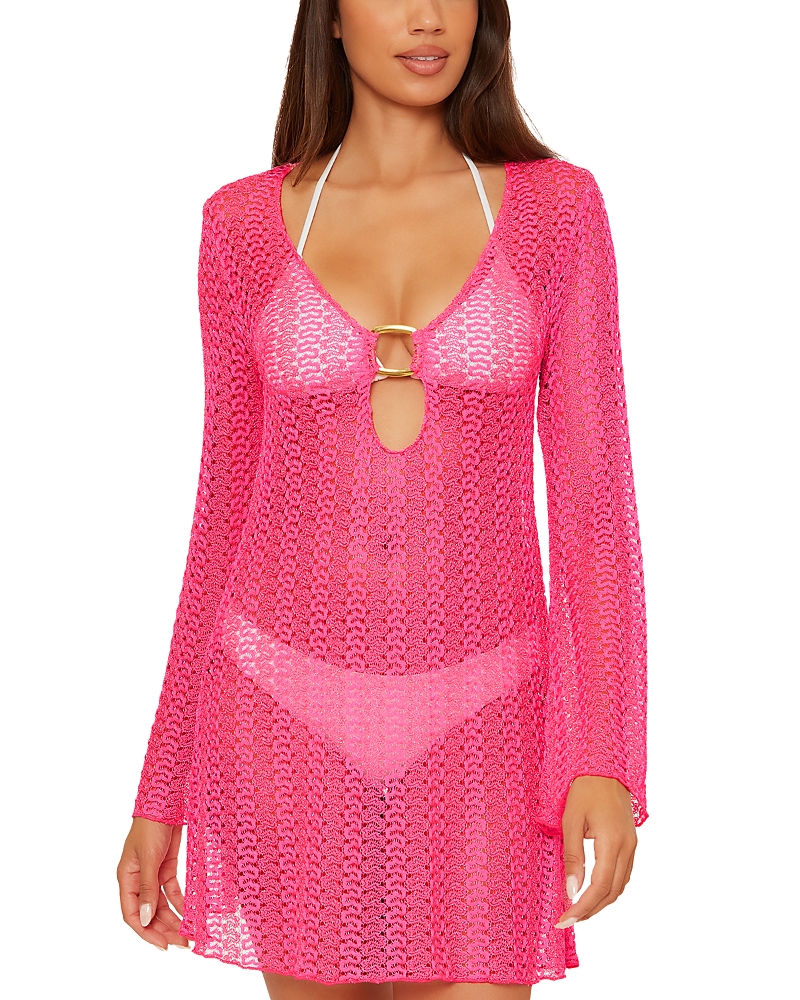 Becca by Rebecca Virtue Lace Tunic Swim Cover-Up