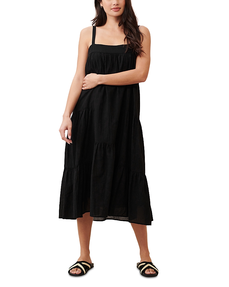 Jenni Kayne Summer Tiered Dress In Black