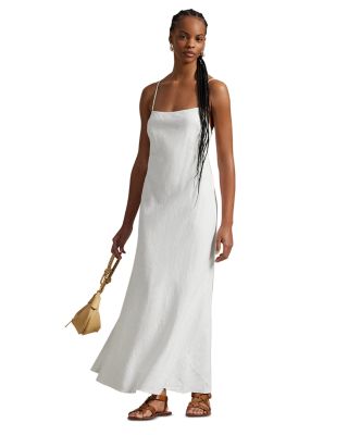 Ralph Lauren★Linen Sleeveless A-Line Dress Linen Sleeveless A-Line Dress