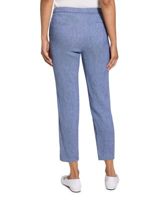 Classic Slim Leg Linen Pants