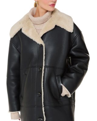 Whistles - Luella Faux Fur Trim Coat