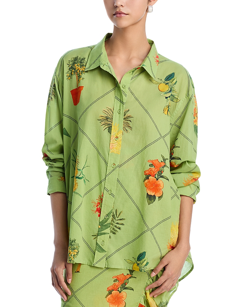 Coniglio Palm Beach Stripe Button Front Shirt