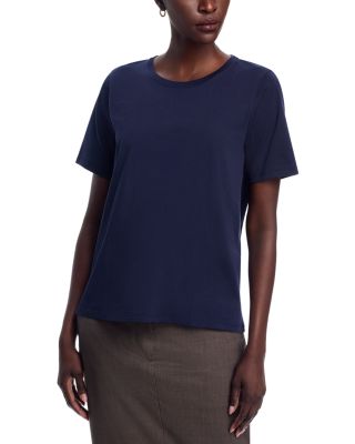 Eileen Fisher Plus - Elbow Sleeve Cropped Tee