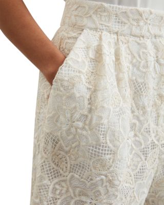Bowia Lace Tailored Shorts