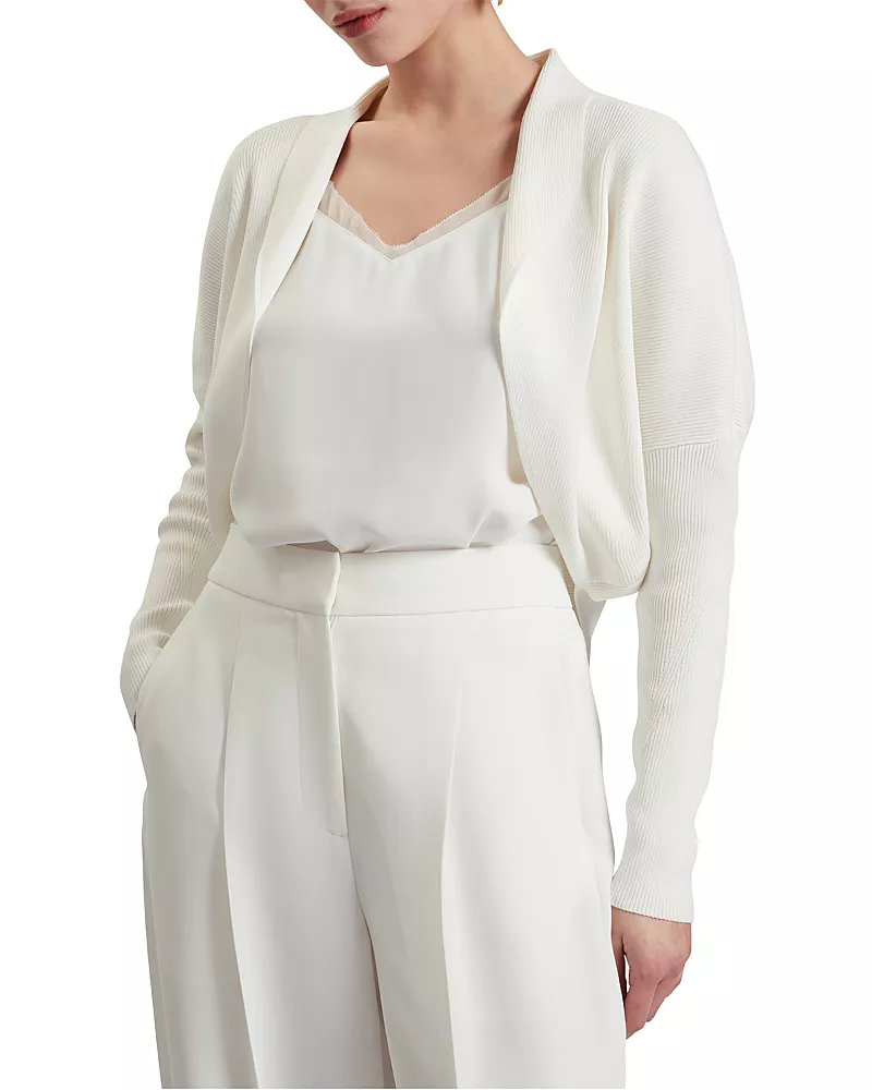 Ted Baker Erhan Sculptured Rib Knit Cardigan