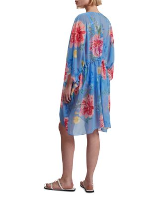 Larja Plunge Neck Cover-Up Dress
