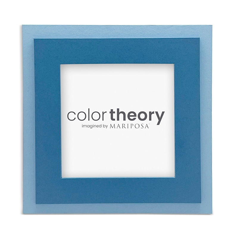 Mariposa Tiered Tangerine And Pink Frame, 4 X 4 In Blue