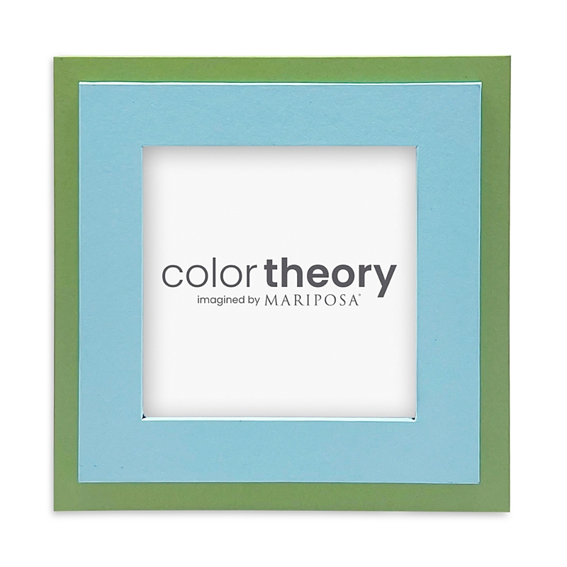 Mariposa Tiered Tangerine And Pink Frame, 4 X 4 In Blue