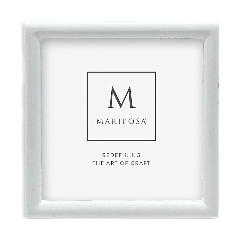 Mariposa Main Line Picture Frame5.86" L X 0.59" W X 7.75" H In White