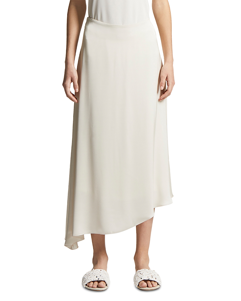 Shop Peserico Midi Skirt In Hornbeam