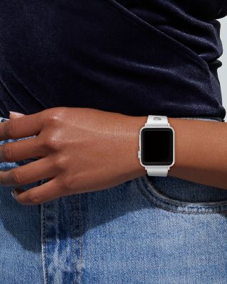 Apple Watch&reg; White Silicone Strap, 38/40/41mm & 42mm