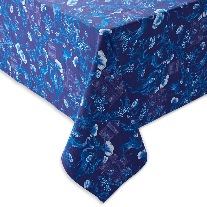 CONIGLIO PALM BEACH STANDARD TABLECLOTH IN INDIGO, 72 X 96