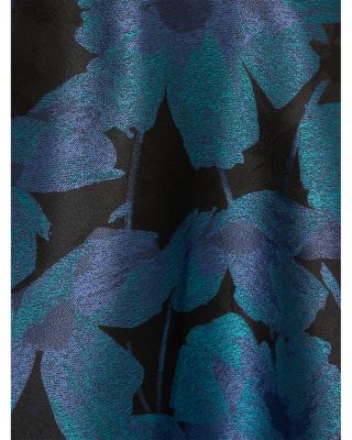 Floral Jacquard Midi Dress