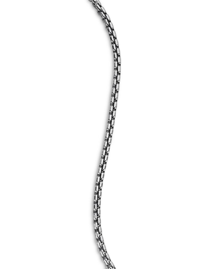 Men's Box Chain Bracelet Sterling Silver