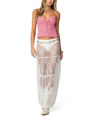 Milli Crochet Backless Top