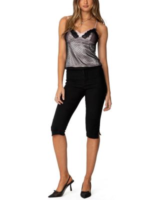 Janie Layered Polka Dot Mesh Top