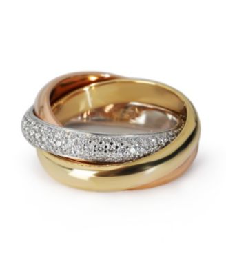 Pre-Owned Cartier - Trinity 18k 3 Tone Gold Ring