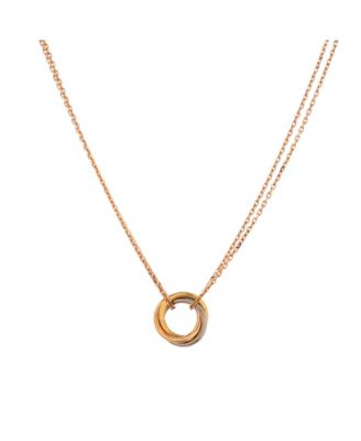 Pre-Owned Cartier - Trinity Necklace 18K Tricolor Gold