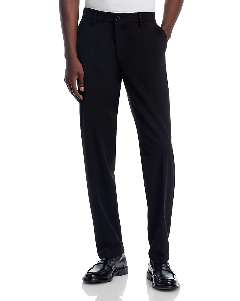 Les Deux Patrick Linen Pants Dark Navy In Black