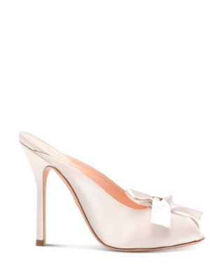 Women's Bow Peep Toe Mules