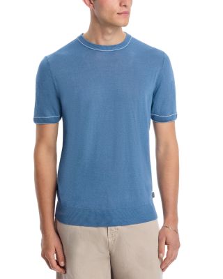 BOSS - Linen Blend Crewneck Sweater
