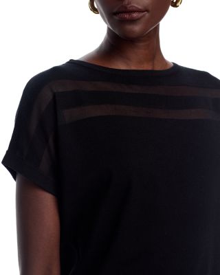 Mesh Inset Sweatshirt