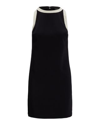 Ralph Lauren Two Tone Crepe Sleeveless Shift Dress | Bloomingdale's Women