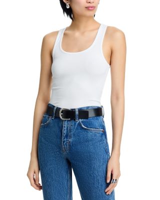 FRAME - Rib Scoop Neck Tank Top