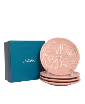 Jardins Du Monde Dessert/Salad Plate, Set of 4