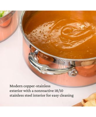 CopperBond&amp;reg; 3-Quart Induction Copper Soup Pot with Lid