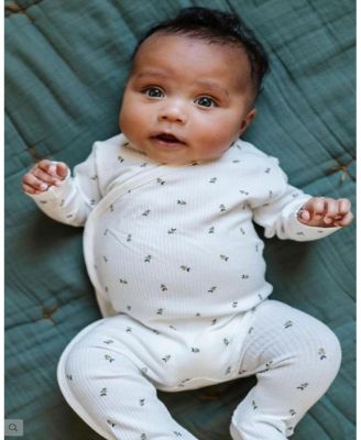  Unisex Cotton Ribbed Zipper Footie - Baby