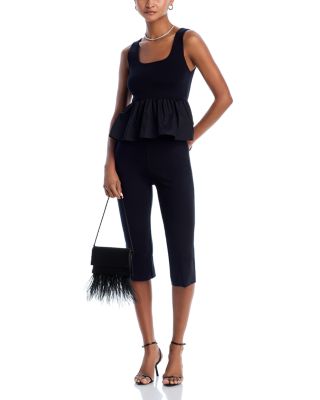 Peplum Poplin Tank - Exclusive