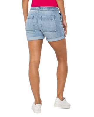 Rascal High Rise Utility Jean Shorts in Boylston 
