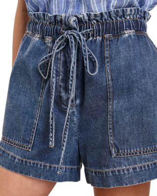 Foster Drawstring Denim Shorts