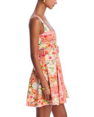 Fruit Tile Belted Mini Dress - Exclusive