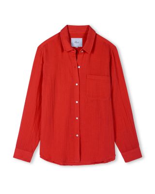 Ellis Cotton Gauze Button Down Shirt  