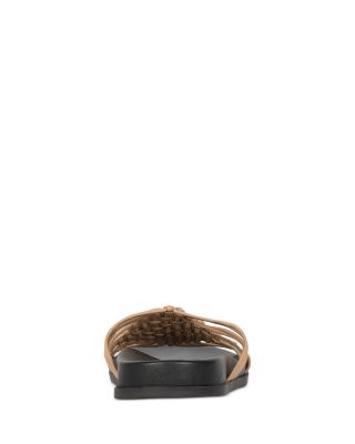 Women's Plait Strappy Slide Sandals