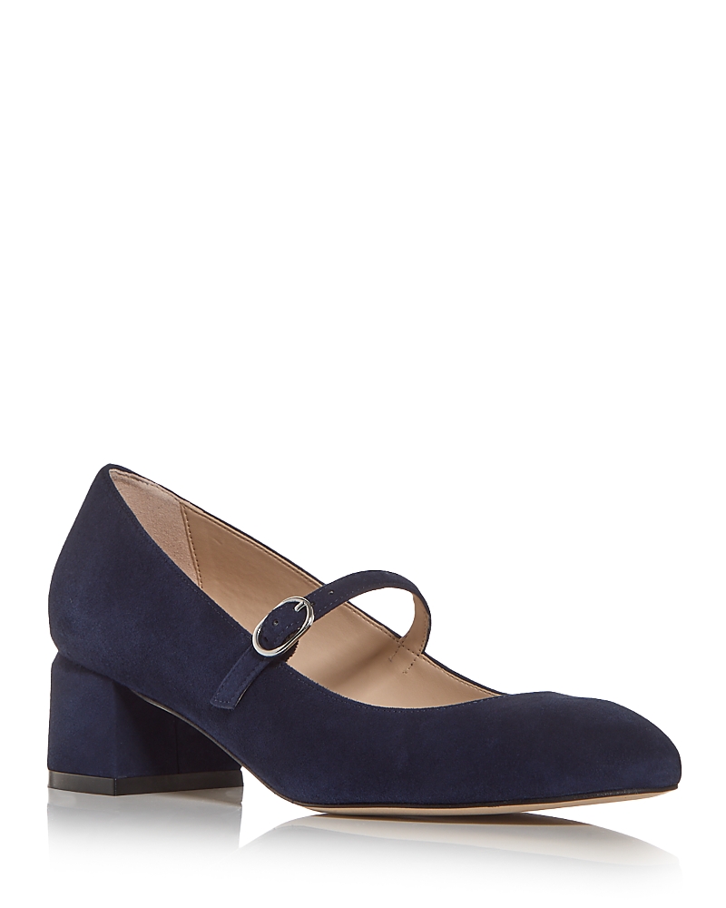 Stuart Weitzman Women's Gabby Mary Jane Pumps In Nice Blue