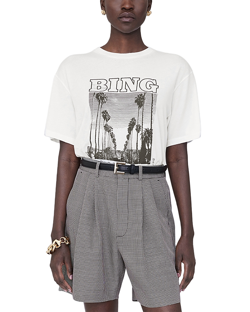 ANINE BING LOUIS BOXY GRAPHIC TEE