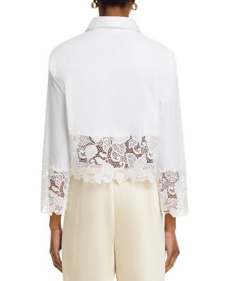 Issa Lace Trim Shirt