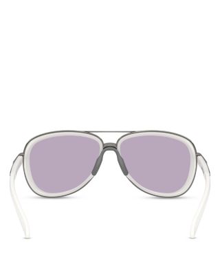 Split Time Aviator Sunglasses, 58mm