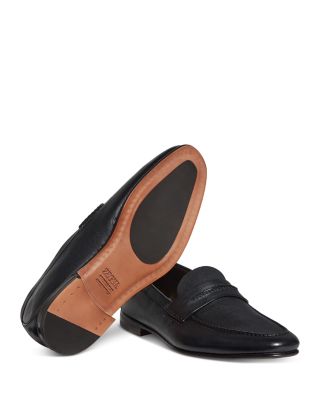 Natural Grain Leather Mocassin Loafers