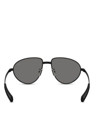Vizla Aviator Sunglasses, 55mm