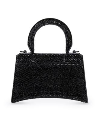 Hourglass XS Handbag with Rhinestones