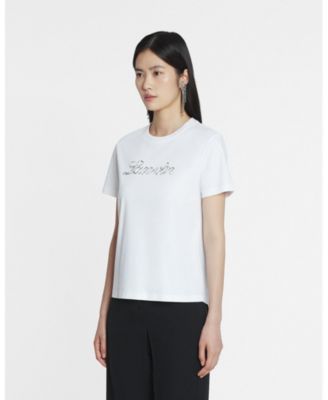 Bead Embroidered T-shirt