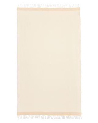 Cotton Border Stripe Scarf