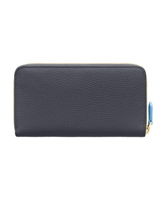 Long Leather Zip Wallet