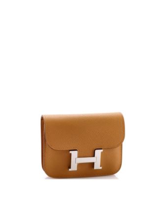 Pre-Owned Hermes  Constance Slim Wallet Epsom