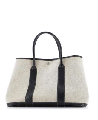 Pre-Owned HERMÈS - Pre-Owned Hermes 36 Garden Party Tote Toile and Leather