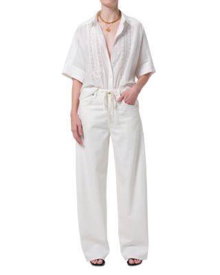 Claire Lace Trim Shirt